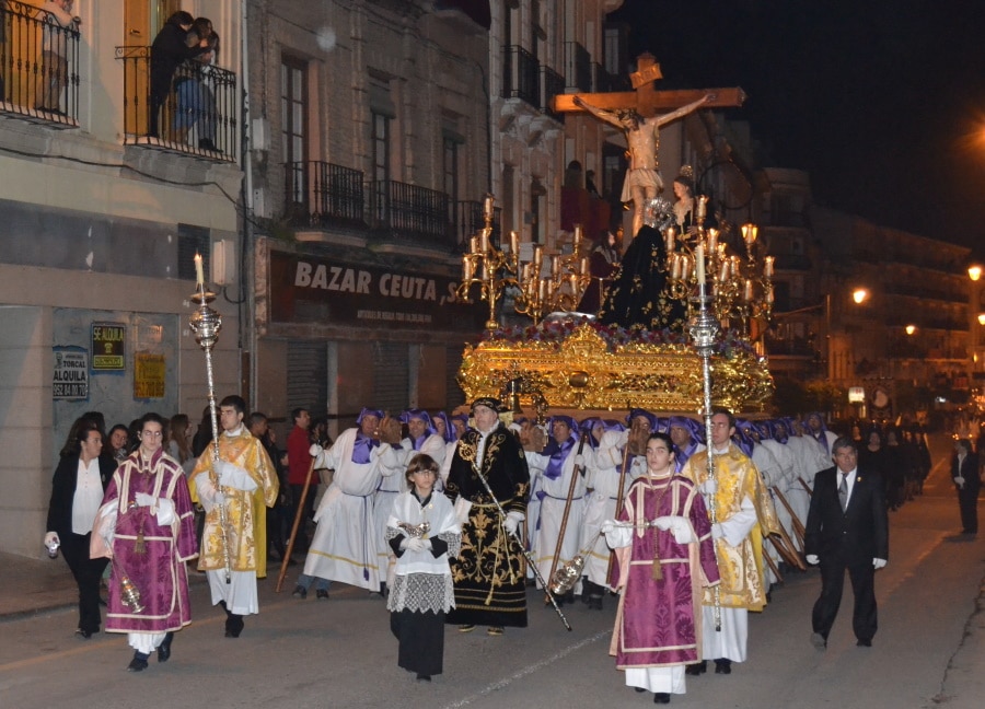 Semana Santa de Antequera, Málaga. Imagen de una procesión