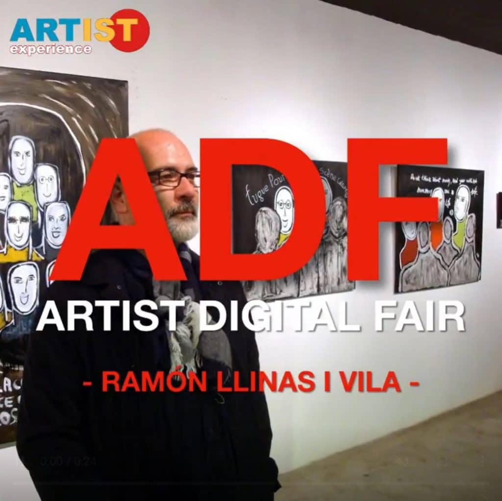 Ramón Llinàs en la Feria Virtual ADF - Artist Digital Fair del 23 al 27 de febrero. Foto del artista