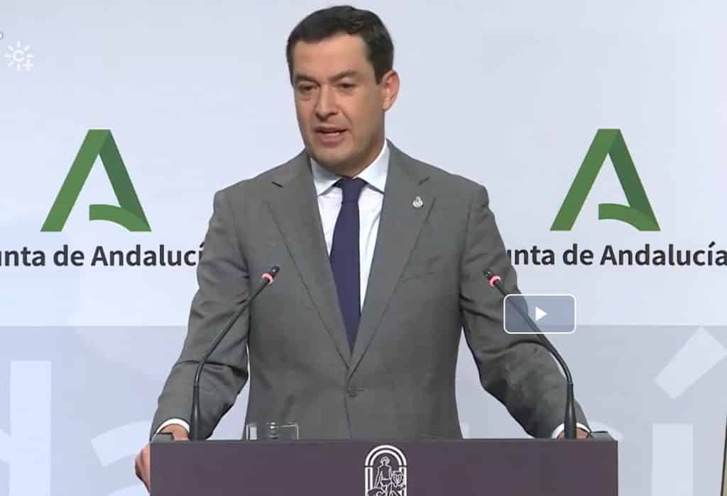 El nuevo Gobierno de Andalucía. Foto del presidente Juanma Moreno