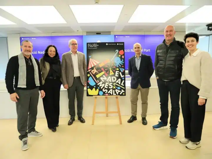 Navidad en el Port Vell de Barcelona 2025: el Raluy acude una vez más a su cita