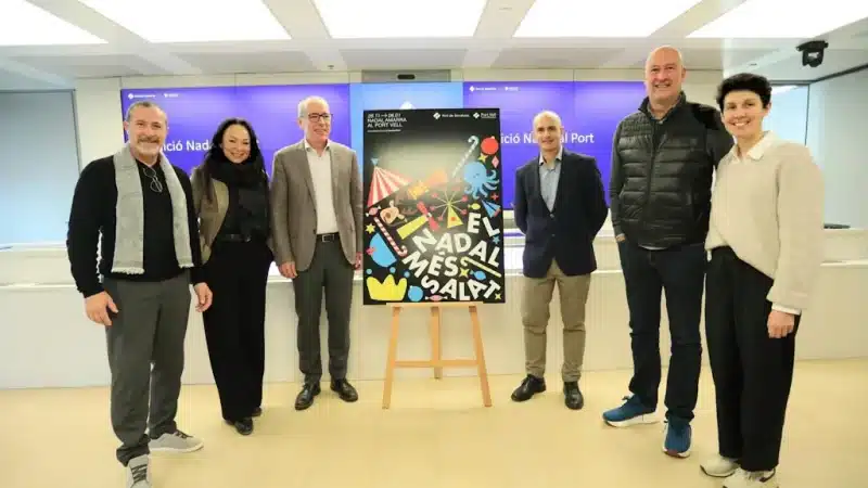 Navidad en el Port Vell de Barcelona 2025: el Raluy acude una vez más a su cita