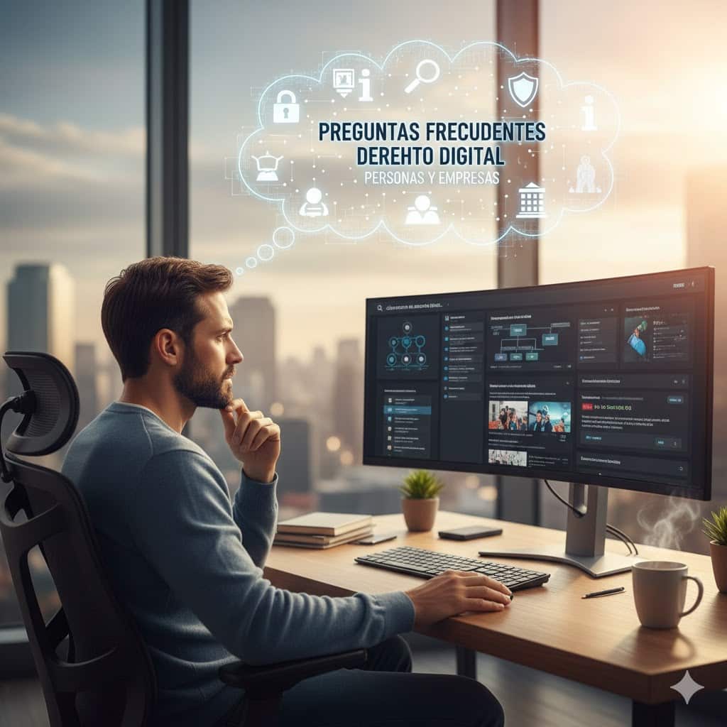 Preguntas frecuentes sobre derecho digital: cómo afecta a personas y empresas