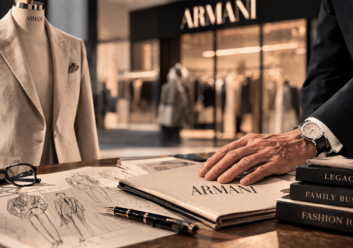 Herencia Armani: continuidad y estrategia en una empresa familiar global