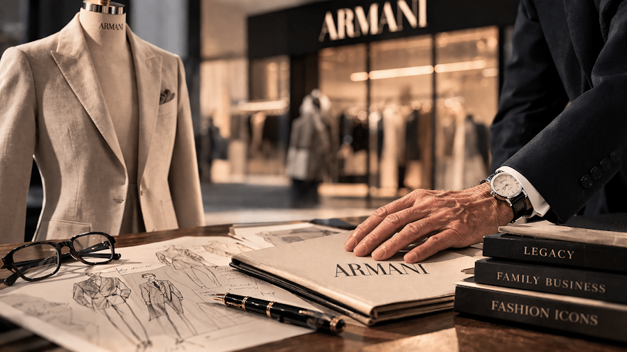 Herencia Armani: continuidad y estrategia en una empresa familiar global