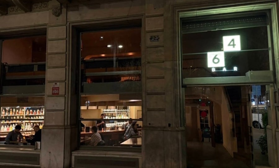 Bar 64. Imagen del exterior del local