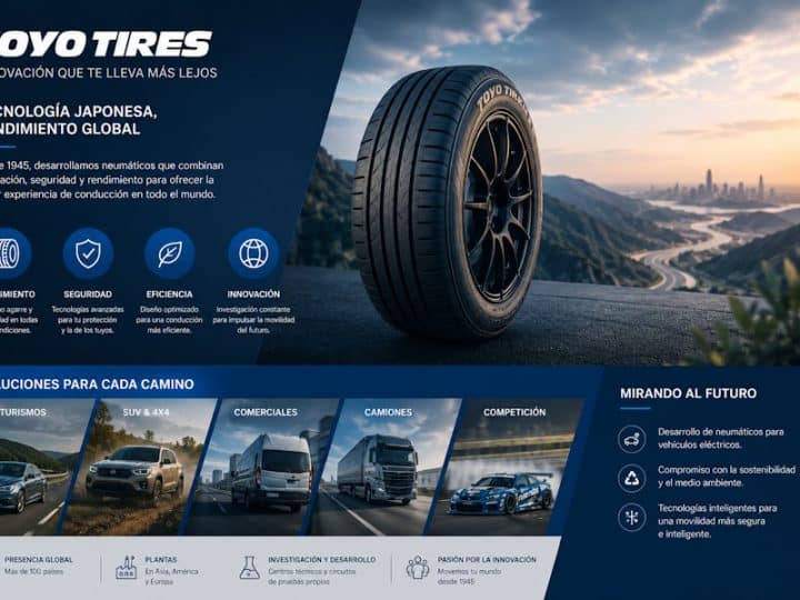 Toyo Tires: tecnología japonesa en neumáticos de alto rendimiento