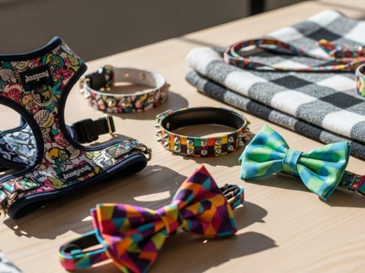 Accesorios divertidos para perros: arneses, collares y detalles únicos para mimar a tu mascota
