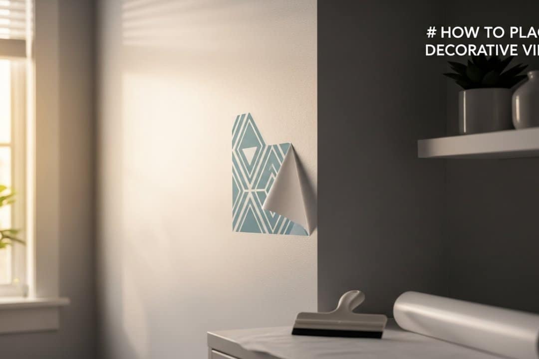Cómo colocar vinilos decorativos paso a paso: Transforma tu hogar sin obras