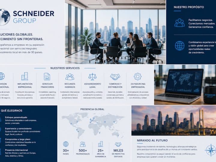 Schneider Group: servicios empresariales globales y crecimiento en mercados internacionales