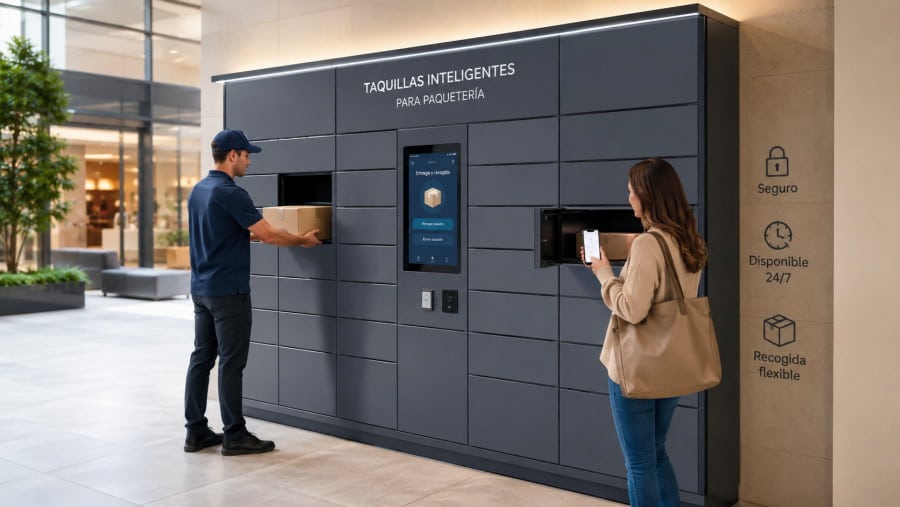 Taquillas inteligentes para paquetería: una solución moderna para la logística y la entrega de pedidos