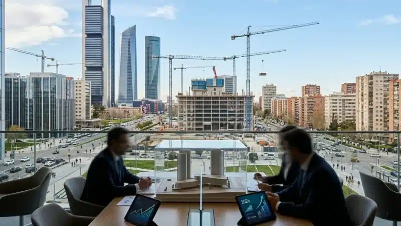 Inversión inmobiliaria en España: 2026 se perfila como año récord a pesar de la moderación del segundo semestre