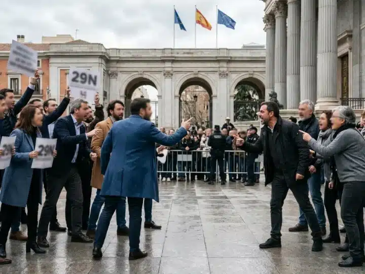 La política española se polariza ante el 29N: choque de visiones y acusaciones cruzadas