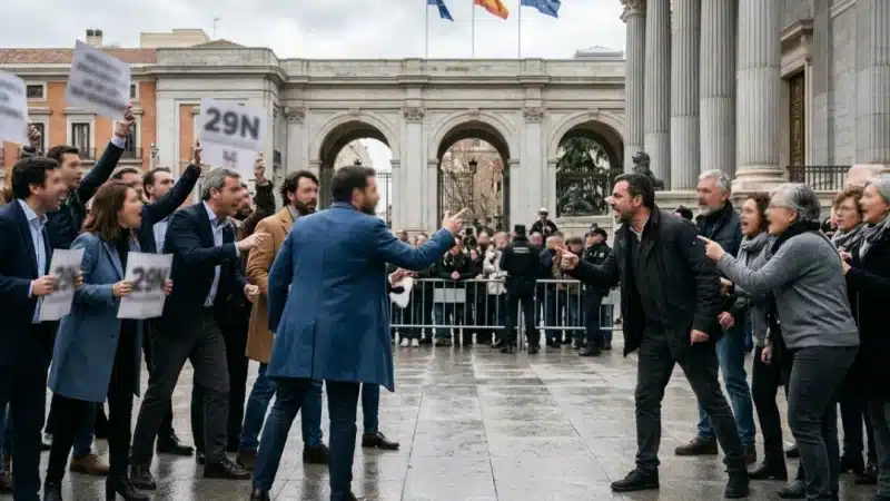 La política española se polariza ante el 29N: choque de visiones y acusaciones cruzadas